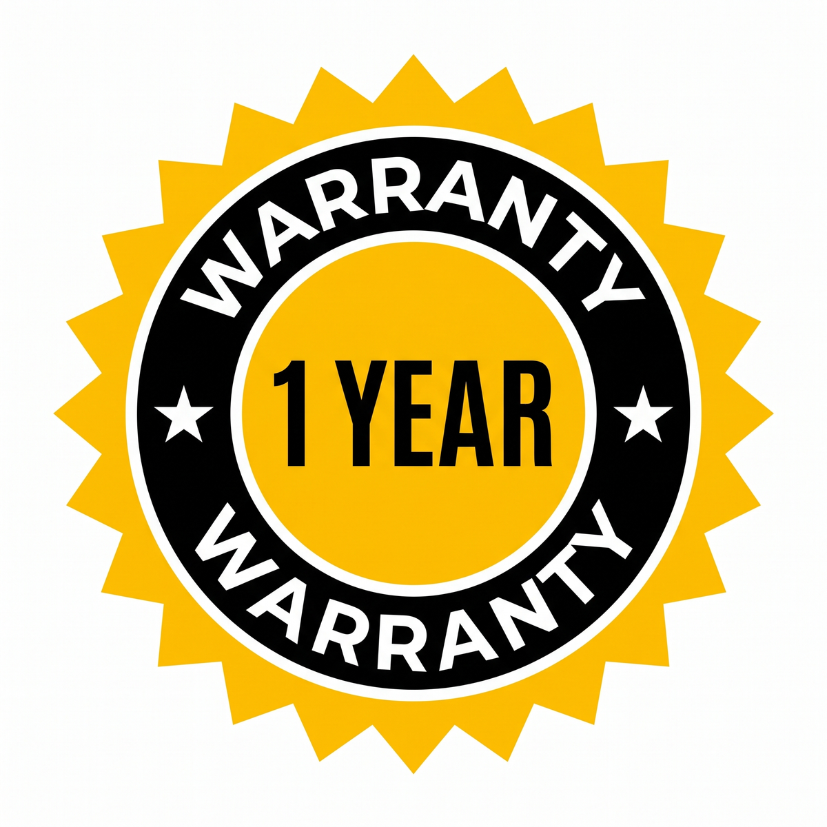 1 Year Warranty