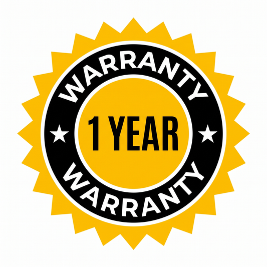 1 Year Warranty